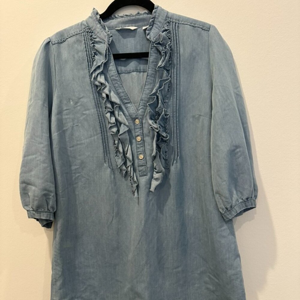 Women's blue jean blouse - New York & Company - Size M